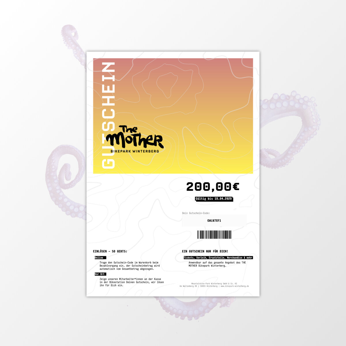 Digitaler Gutschein FIX 200 &euro;