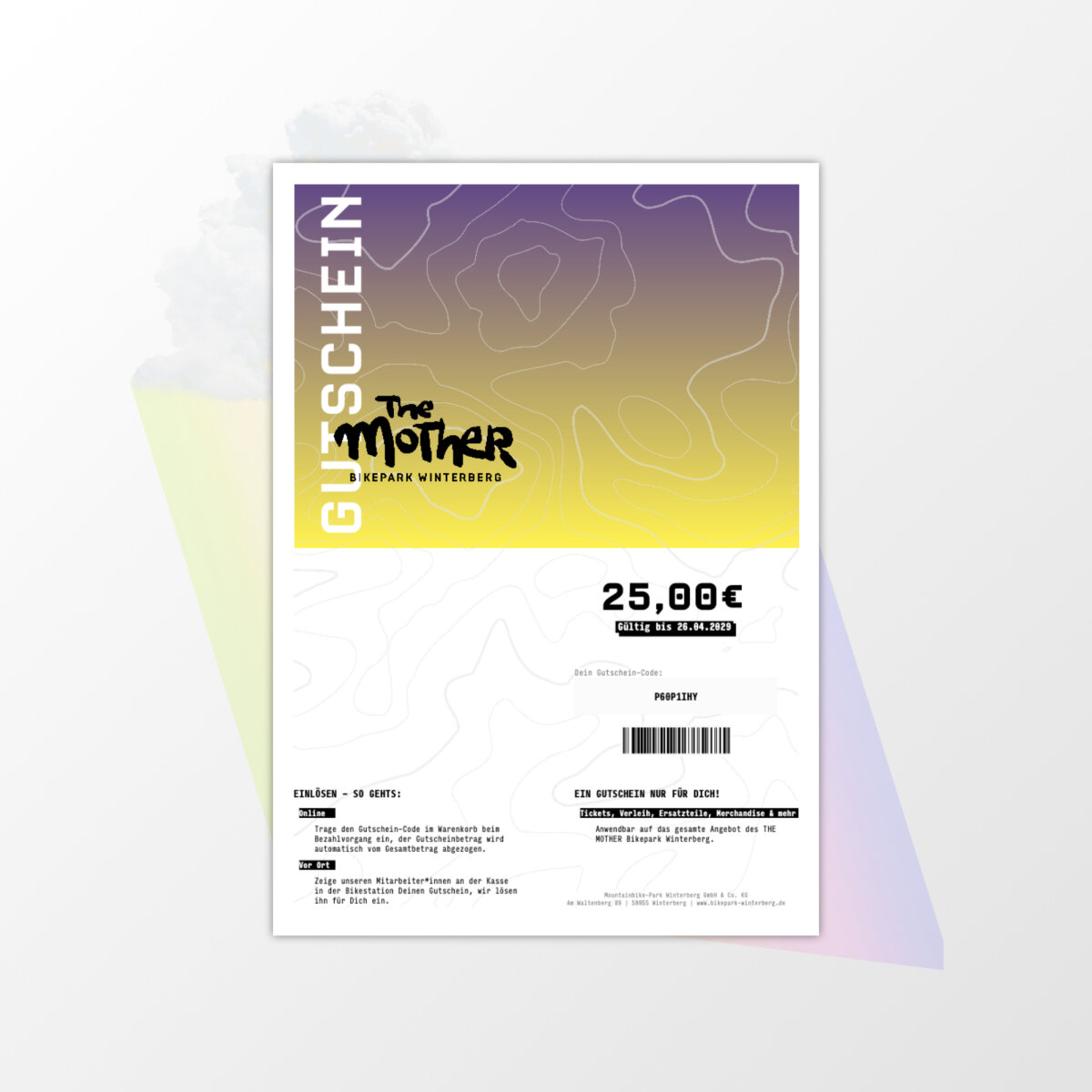 Digitaler Gutschein FIX 25 &euro;